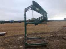 Fuelwood freestanding log cleaner