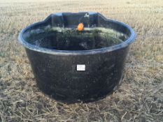 Plastic water trough