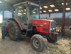 Massey Ferguson 3060 tractor. No door but new glass available at office. Hours: 13,486. Reg: E416 UW