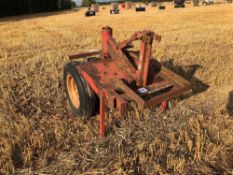 Front tyre press linkage mounted
