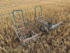 Pair mesh trolleys