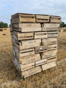 Quantity chitting trays (approximately 400 in each other, remaining in yard)