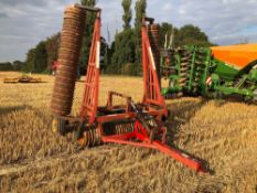 Vaderstad Roller 6.3m vertical folding cambridge rolls. Serial No: 6158