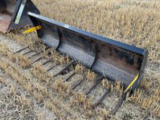 2017 Original Implements manure fork with Euro 8 brackets. Serial No: 116171900723