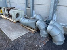 Pair centrifugal 4kw fan units with 16