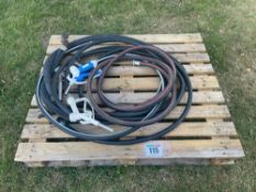 Quantity fuel hoses and nozzles