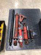 Quantity hydraulic rams