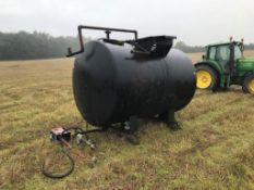 Large Metal Diesel Tank & Pump