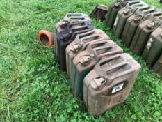 Quantity Jerry cans