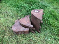 Quantity mini digger buckets