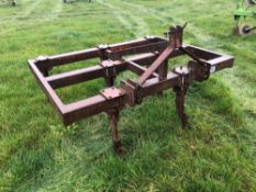 Browns 7 leg fixed tine cultivator. Serial No: PRMC2931
