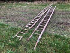 2No. hay ladders