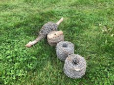 Quantity barbed wire