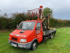 1996 Iveco-Ford van with Simon Topper VM150 cherry picker. SORN. Reg No: N990 0AY. Kilometres: 65,73