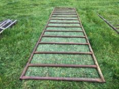 18ft 10inch gate with mesh