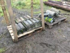 Quantity roofing tiles circa 1000, to be sold in situ approximately half located Hinckley Rd, Sapcot