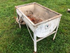 Galvanised wash tub