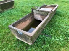 Concrete water trough