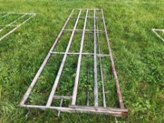 2No. Galvanised 15ft gates
