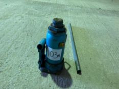 12t Draper bottle jack with handle