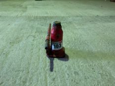 10t Powerpart bottle jack with handle
