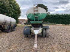 CWS Ltd stainless steel water bowser with aluminium outer skin