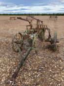 2 furrow crawler plough