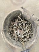 Bucket of Hook Bolts