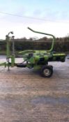 Dowdeswell Bale wrapper. Self-loading, or can lift bale on with loader.