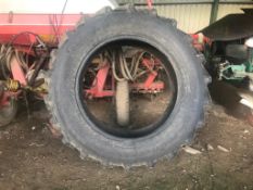 Tyre 420/85R38. Stored near Dereham, Norfolk.