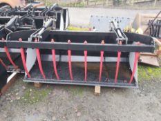 New 2.0m bucket grab, pipes included, euro 8 brackets, Stored near Kington, Herefordshire.