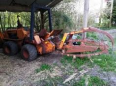 Case DH4 Trenching Machine, Digs to over three feet, c/w digging attachment,