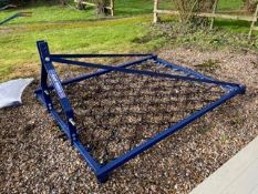 Mounted Chain Harrow - 6ft x 7ft 6 - Beaco Products. Stored near Woodbridge, Suffolk.