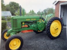 John Deere Model B W Styled. Built 1941 and had full refurbishment in 2007.