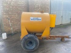 Richard Western Fuel Bowser - 1000 Litres - not bunded. Stored Faversham, Kent.