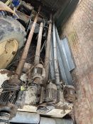 Motor: GEC Machines, 4 inch auger, 3.3m long, RPM: 1440, KW: 1.