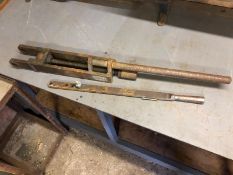 Spare parts of a Hilmor Type GL.3 pipe bender