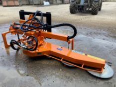 Samaz PT4-250 Saw blade with JCB brackets. 2.5m wide and 4 blades . Year 2016 - used twice.