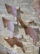 Assorted Plough Spares inc Turnover Ram, skimming board holders, etc.