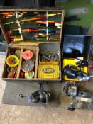 Qty of Fishing Tackle, Lures and Reels.