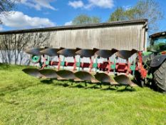 Kverneland 85-300-8 6 Furrow Plough. Stored Faversham, Kent.