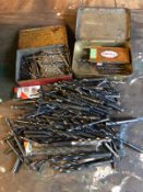 Qty of Drill bits various sizes. Stored Gorleston, Norfolk. No VAT on this lot.