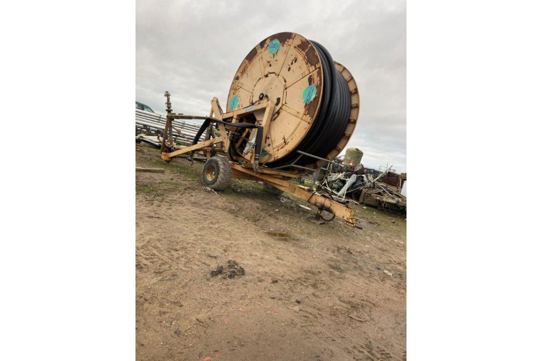 Irrigator,110mm pipe x 500 m long, year 1996, used last season. Stored near Lakenheath, Suffolk. - Image 1 of 2