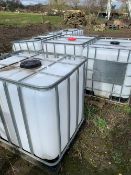 5 x IBC containers. Stored near Bungay, Suffolk.