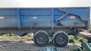 AS Ace Trailer, air and oil brakes, 14/16 tonne, good order. Stored near Lakenheath, Suffolk.