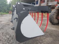 Bucket grab 1.8m, pipes and euro 8 brack