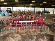 Spring tine harrow (5/6m). Stored Leicestershire.