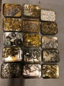 Qty of Nuts, Bolts and Washers and staples Stored Gorleston,