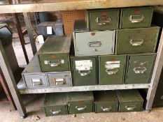 Qty of Metal Drawers. Stored Gorleston, Great Yarmouth. No VAT on this lot.