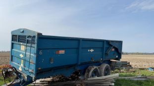 AS Ace Trailer, air and oil brakes, 14/16 tonne, good order. Stored near Lakenheath, Suffolk.